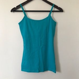SO bright blue cami top